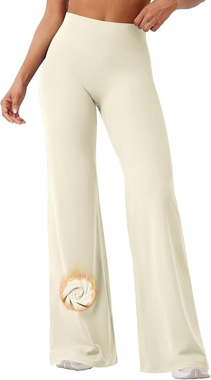 YEOREO Workout Leggings Womens No Front Seam Straight Leggings 29"/ 31.5"/ 33"/ 35" High Waist Bu... | Amazon (US)