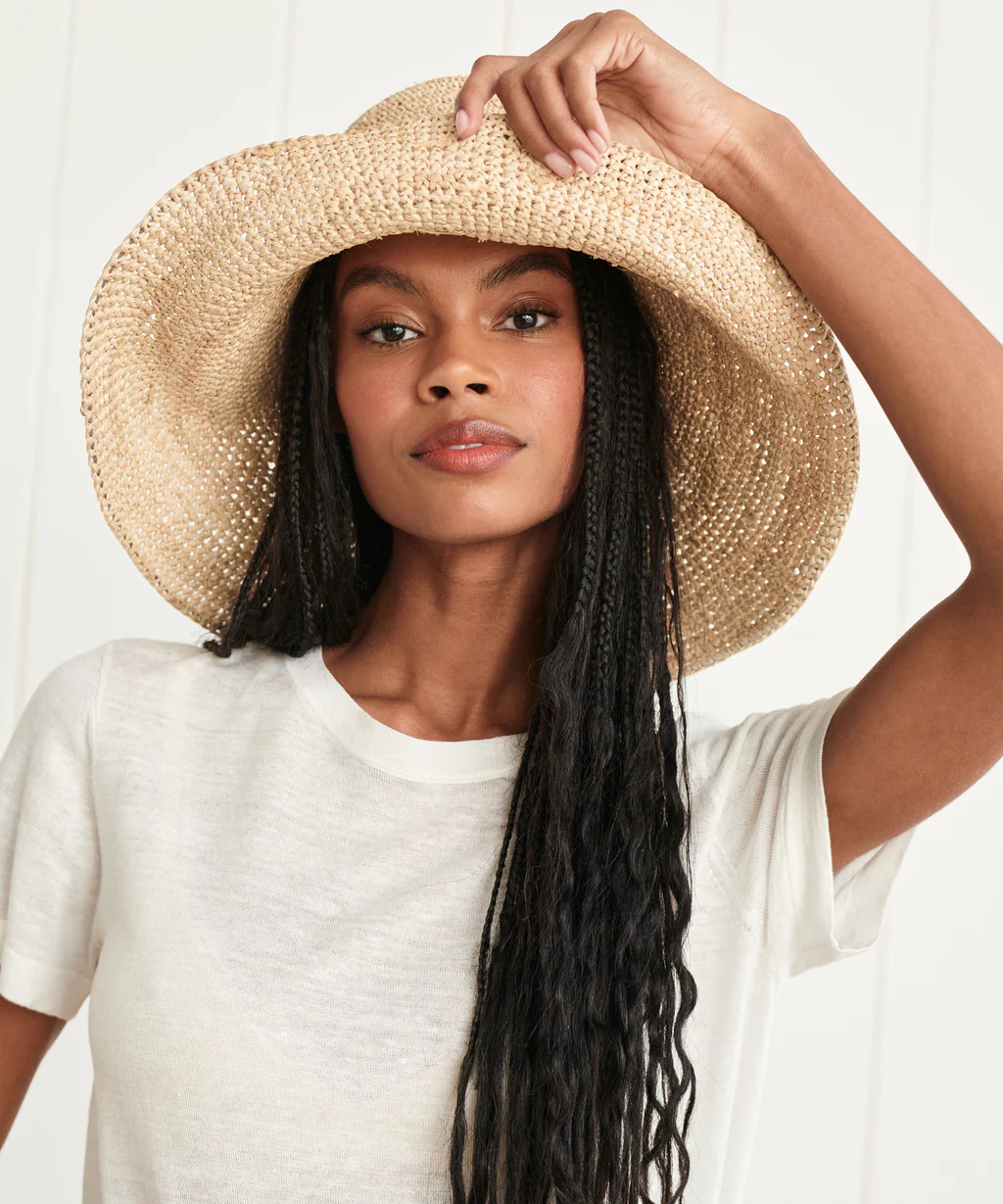 Wide Brim Raffia Hat | Jenni Kayne