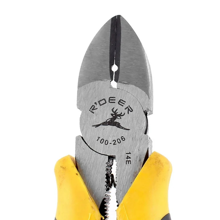 150mm Length Chrome-vanadium Steel Diagonal Side Cutting Plier Wire Cable Cutter | Walmart (US)