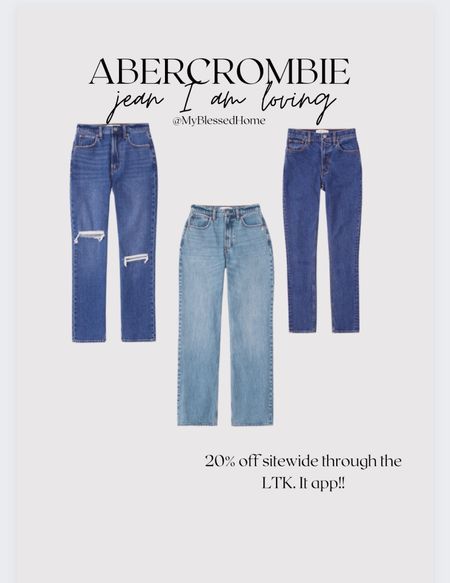 Abercrombie jeans 

#LTKfindsunder100 #LTKSpringSale
