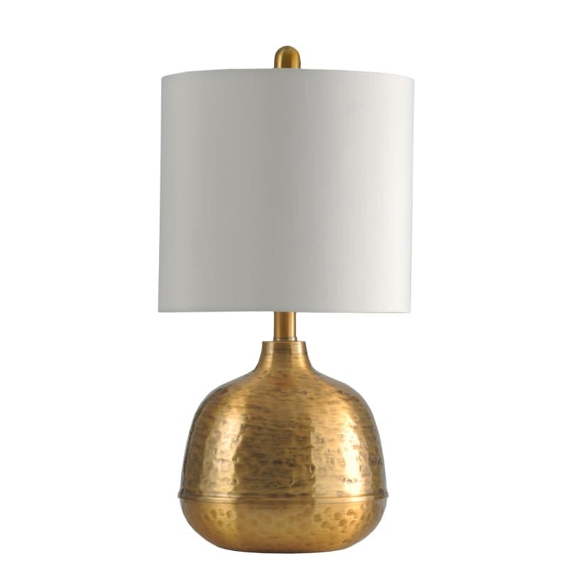 Delacora SC-L13705 Lascaux 16.5'' Tall Accent Table Lamp with Hardback Fabric Shade Gold Lamps Table | Build.com, Inc.