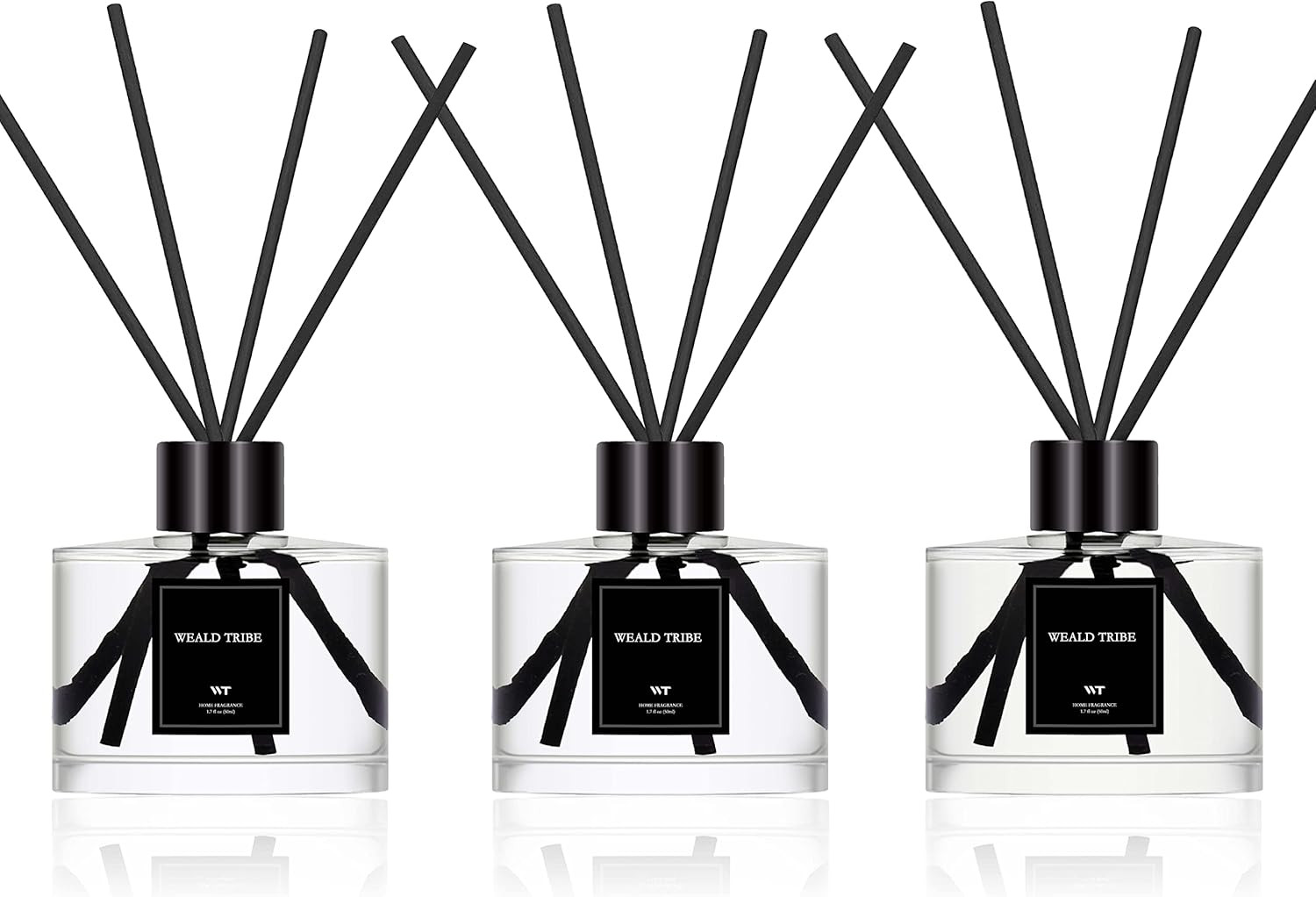 Amazon.com: Reed Diffuser Set of 3 for Bathroom Air Fresheners, Oil Diffuser Sticks | Eucalyptus ... | Amazon (US)