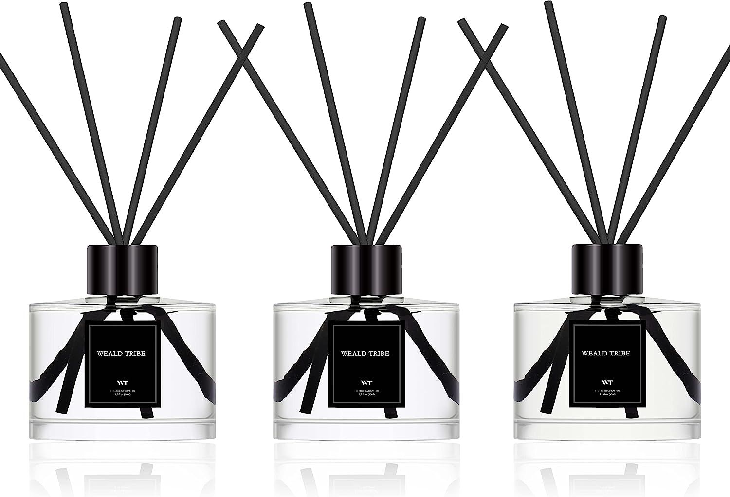 Amazon.com: Reed Diffuser Set of 3 for Bathroom Air Fresheners, Oil Diffuser Sticks | Eucalyptus ... | Amazon (US)