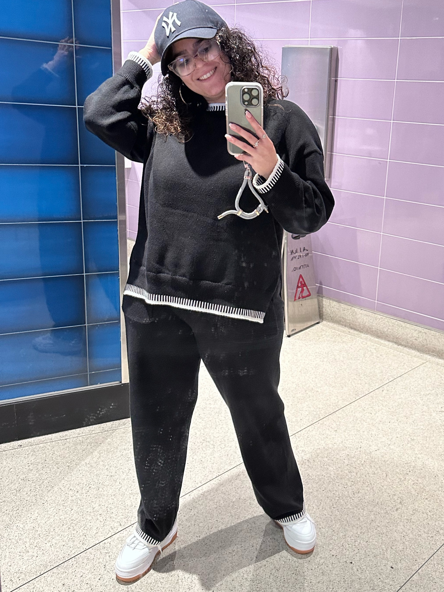 Bathroom selfie before the plane. This Amazon set was extremely comfortable for a long flight. I’d wear it again for sure!

#LTKFindsUnder100 #LTKTravel #LTKStyleTip