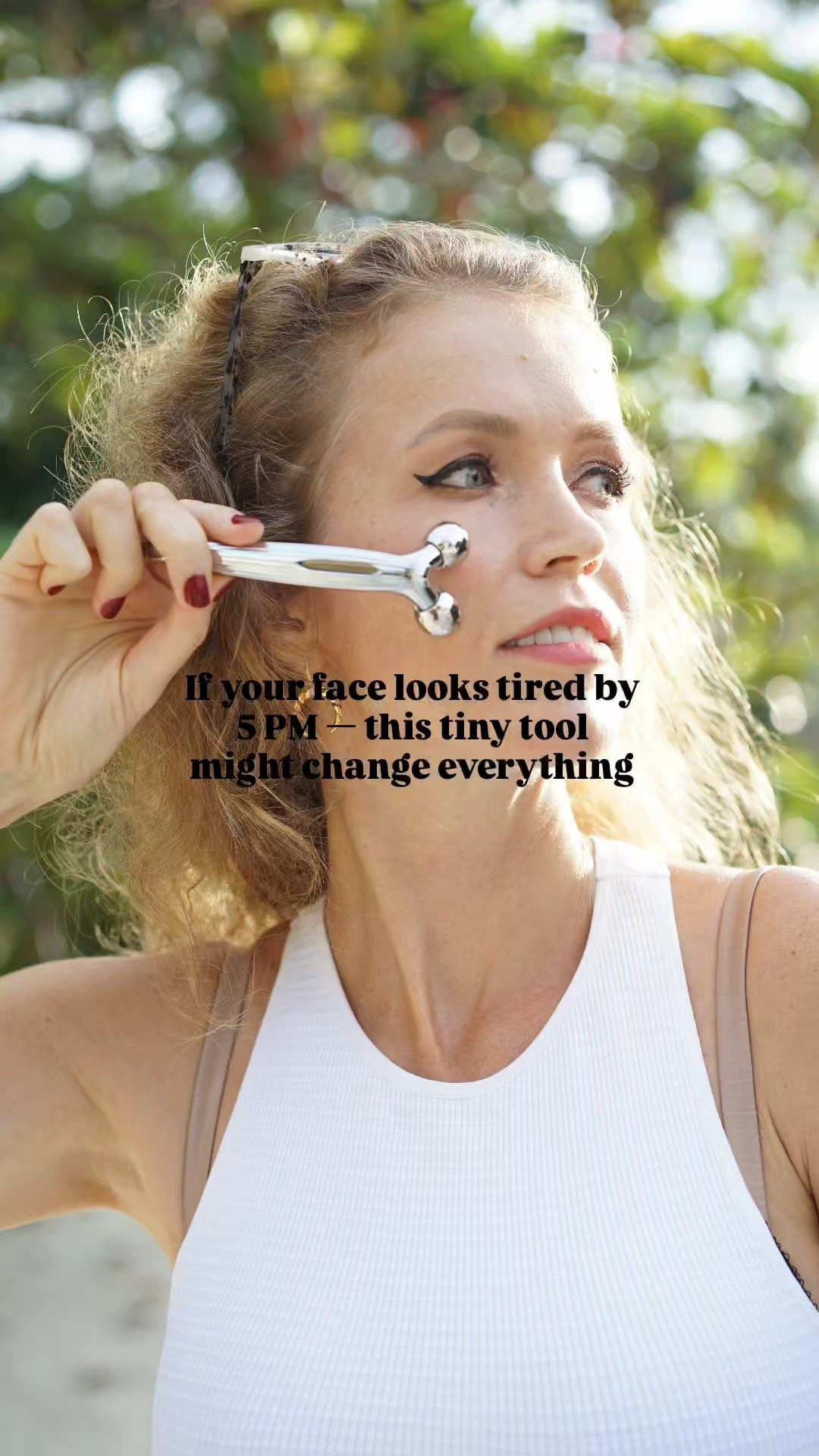 Facial tension — the quiet shadow of a long day.By evening, our faces often harden into a mask: the forehead tightens, the lips pressed together, and the nasolabial lines deepen as if aging us instantly.Even rest and sleep are no longer enough to release these invisible burdens.In Japanese beauty philosophy, tension is the beginning of aging.When facial muscles remain locked in subtle spasms day after day, dynamic expressions eventually settle into static wrinkles.That’s why gentle, daily relaxation becomes an essential ritual.One of my favorite tools is the ReFa S Carat.Its delicate rollers mimic the touch of a skilled manual massage—lifting the skin, easing tightness, and guiding the muscles into a calm, natural state.With each movement, circulation improves, puffiness fades, and the face regains softness and serenity.The ReFa S Carat brings back elasticity, restores a healthy glow, and its microcurrents support the natural renewal of skin cells—quietly, effectively, and without unnecessary force.What ReFa facial massage can bring to your routine:✔ A lifted, naturally sculpted contour✔ Softer expression lines✔ Brighter, more even-toned skin✔ Improved cellular nourishment✔ Enhanced absorption of skincare✔ Gentle stimulation of collagen & elastin reservesYou can find the ReFa massager through the link in my profile.And follow along—here I share unique, Japanese-inspired anti-aging discoveries.Subscribe to learn more about Japanese rejuvenation methods.

#LTKBeauty #LTKOver40 #LTKmorningroutine