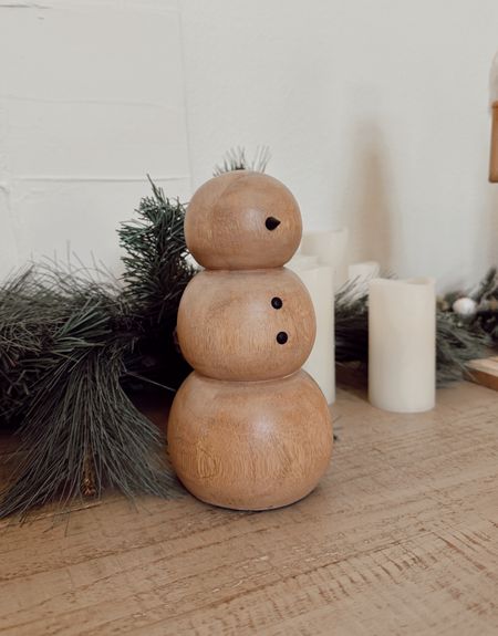 Little wooden snowman from Pottery Barn ❄️⛄️

Christmas decor • neutral holiday decor • wooden Christmas decor

#LTKSeasonal #LTKhome #LTKHoliday