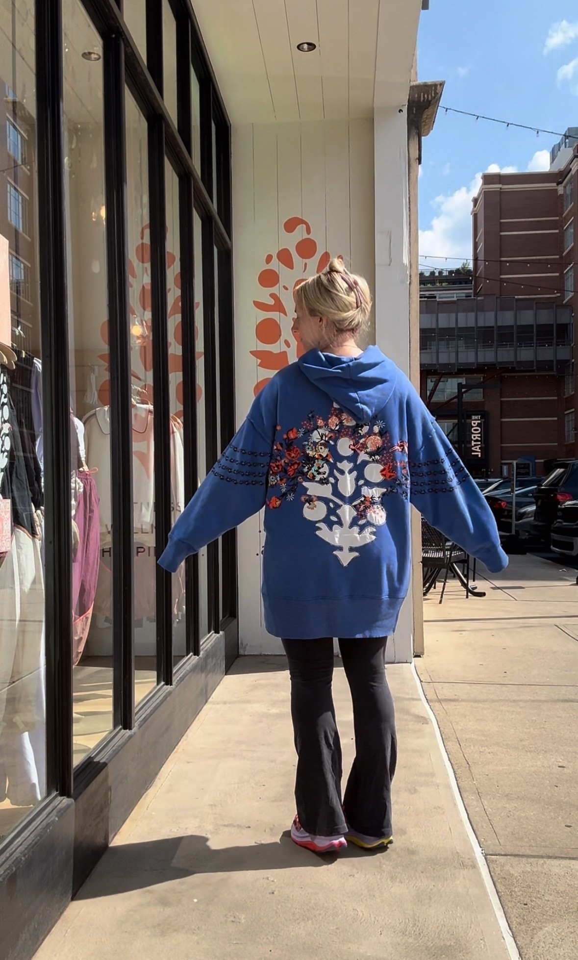 🦋🦋🦋

Hoodie / M (super oversized)
Pants / M/L

Free people, free people movement, FP movement, at my best embroidered hoodie, oversized hoodie, hoka, outfit of the day, ootd 

#LTKShoeCrush #LTKActive #LTKautumn