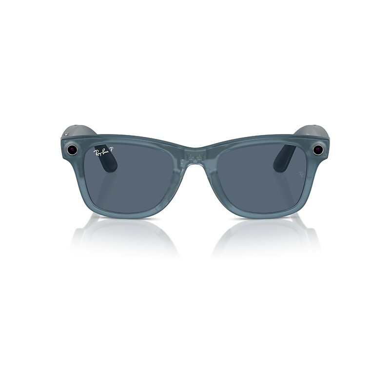 Ray-Ban Ray-Ban | Meta Wayfarer Electronics Jeans Frame Blue Lenses Polarized 53-22 | Ray-Ban (US)