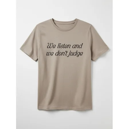 We Listen Women’s Graphic Tee with Short Sleeves Sizes XXS-XXL | Walmart (US)
