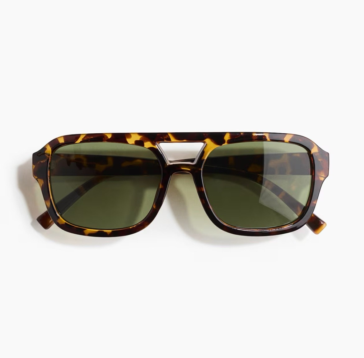 Tortoiseshell square aviator sunglasses 

#LTKSeasonal