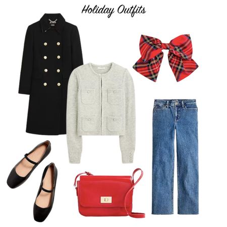 Holiday outfit ideas, what to wear to see Santa, gingerbread house party, casual holiday outfit idea 

#LTKHoliday #LTKSeasonal #LTKfindsunder100