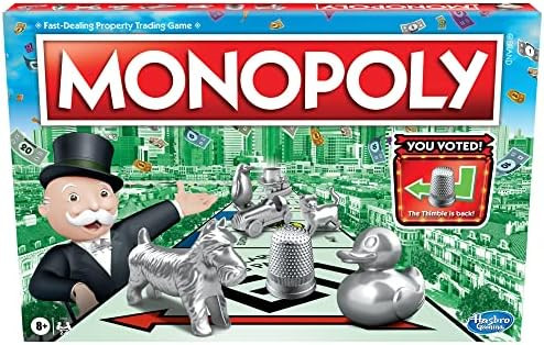 Monopoly Game, Family Board Games for 2 to 6 Players & Kids Ages 8 and Up, Includes 8 Tokens (Tok... | Amazon (US)