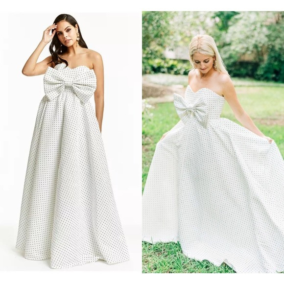 Mestiza New York NEW White Puff Puff Strapless Ball Gown - Women's Size 6 | Poshmark