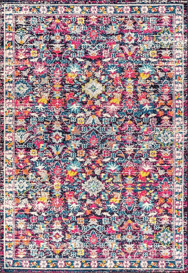 JONATHAN Y MDP200A-8 Modern Persian Boho Floral Bohemian Vintage Country Indoor Area-Rug Country ... | Amazon (US)