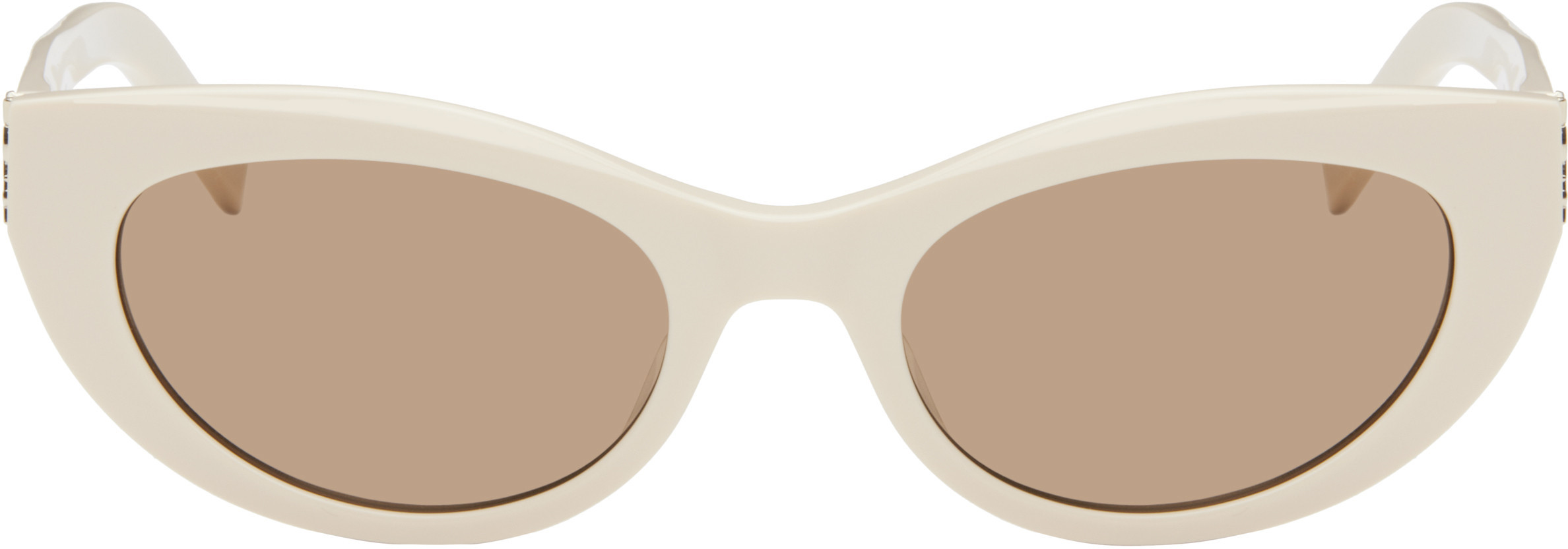 Saint Laurent Off-White SL M115 Sunglasses | SSENSE