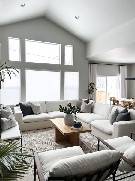 Linking all our living room sources. Love this big sectional, neutral rug, and throw pillows  

#LTKstyletip #LTKhome