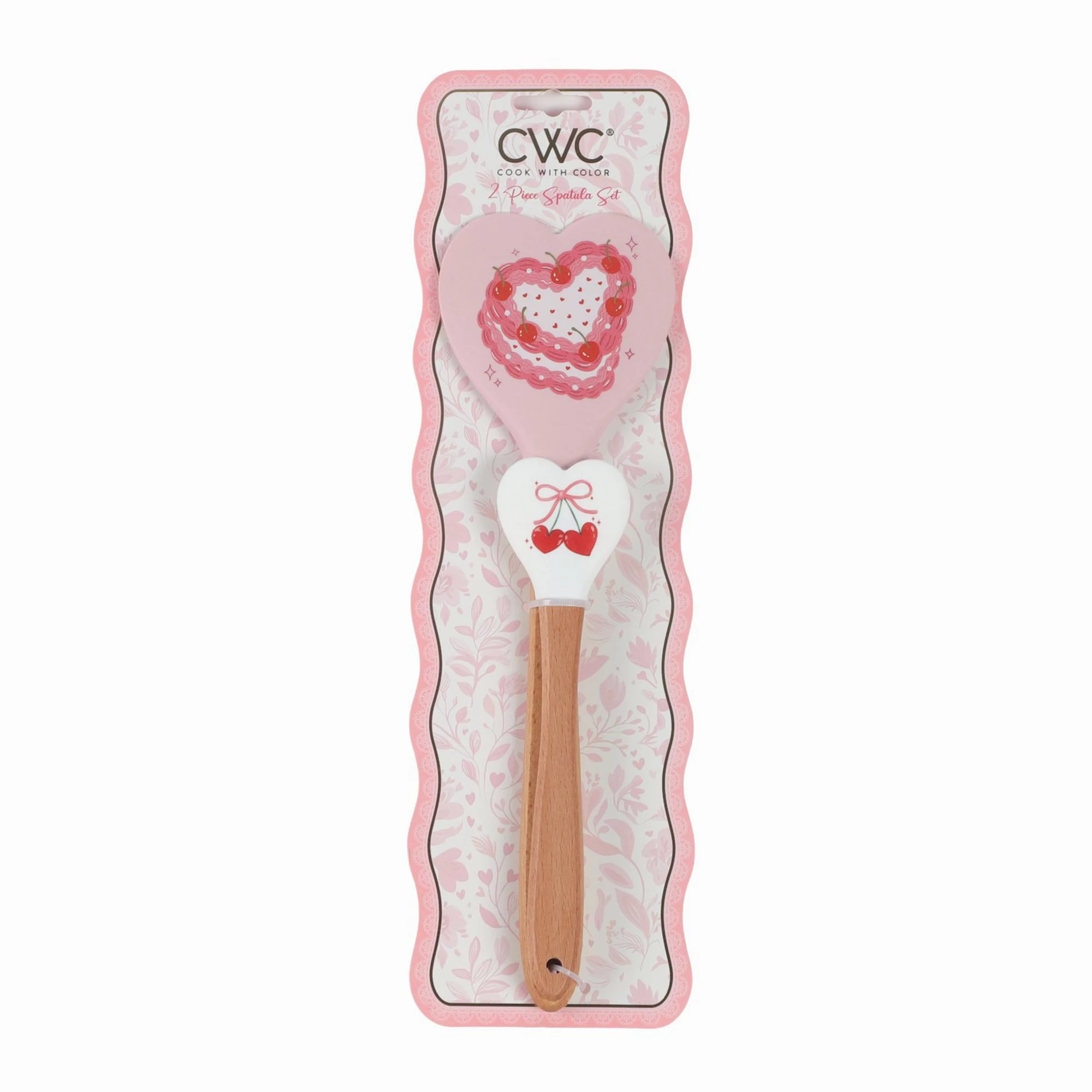 Enchante 2-pc. Heart-Shaped Silicone Spatula Set | Kohl's