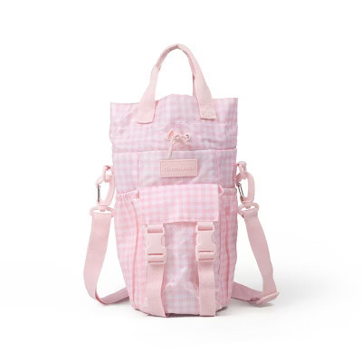 Blogilates Water Bottle Sling - Pink Gingham | Target