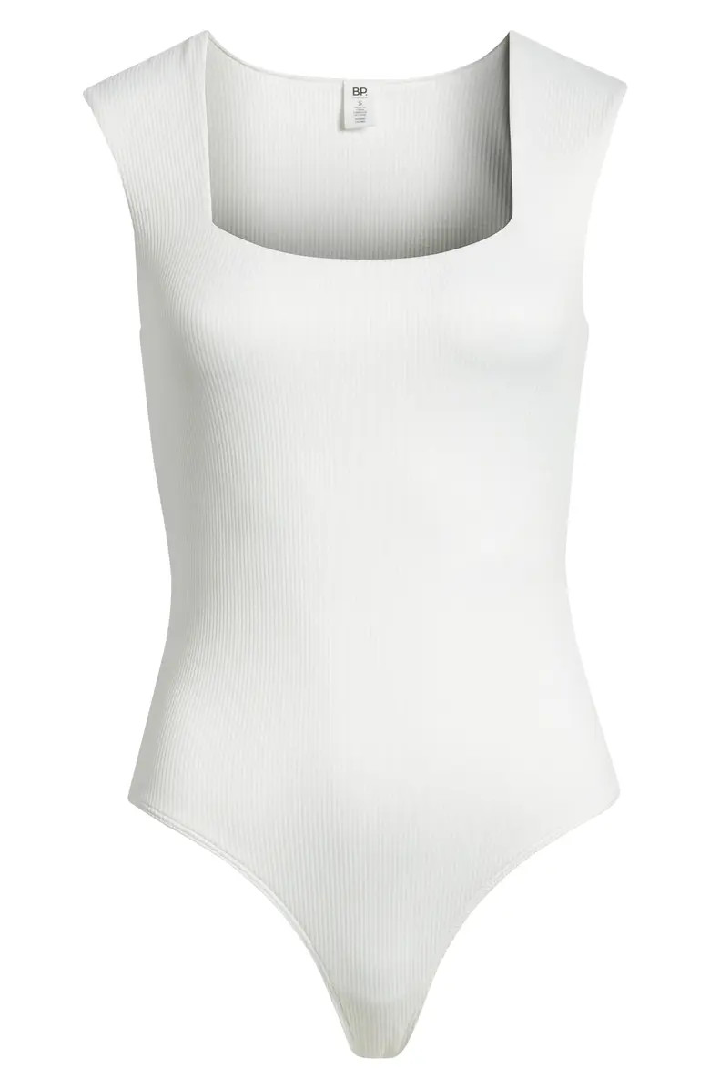 BP. Butter Rib Square Neck Bodysuit | Nordstrom | Nordstrom