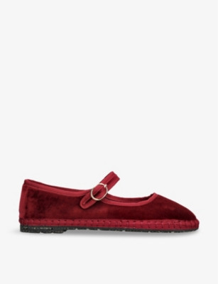 Lucrecia single-strap cotton Mary Jane flats | Selfridges