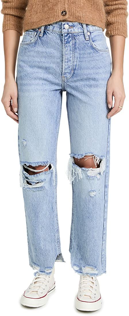 FP Movement Women's Tapered Baggy Boyfriend Jeans | Amazon (US)