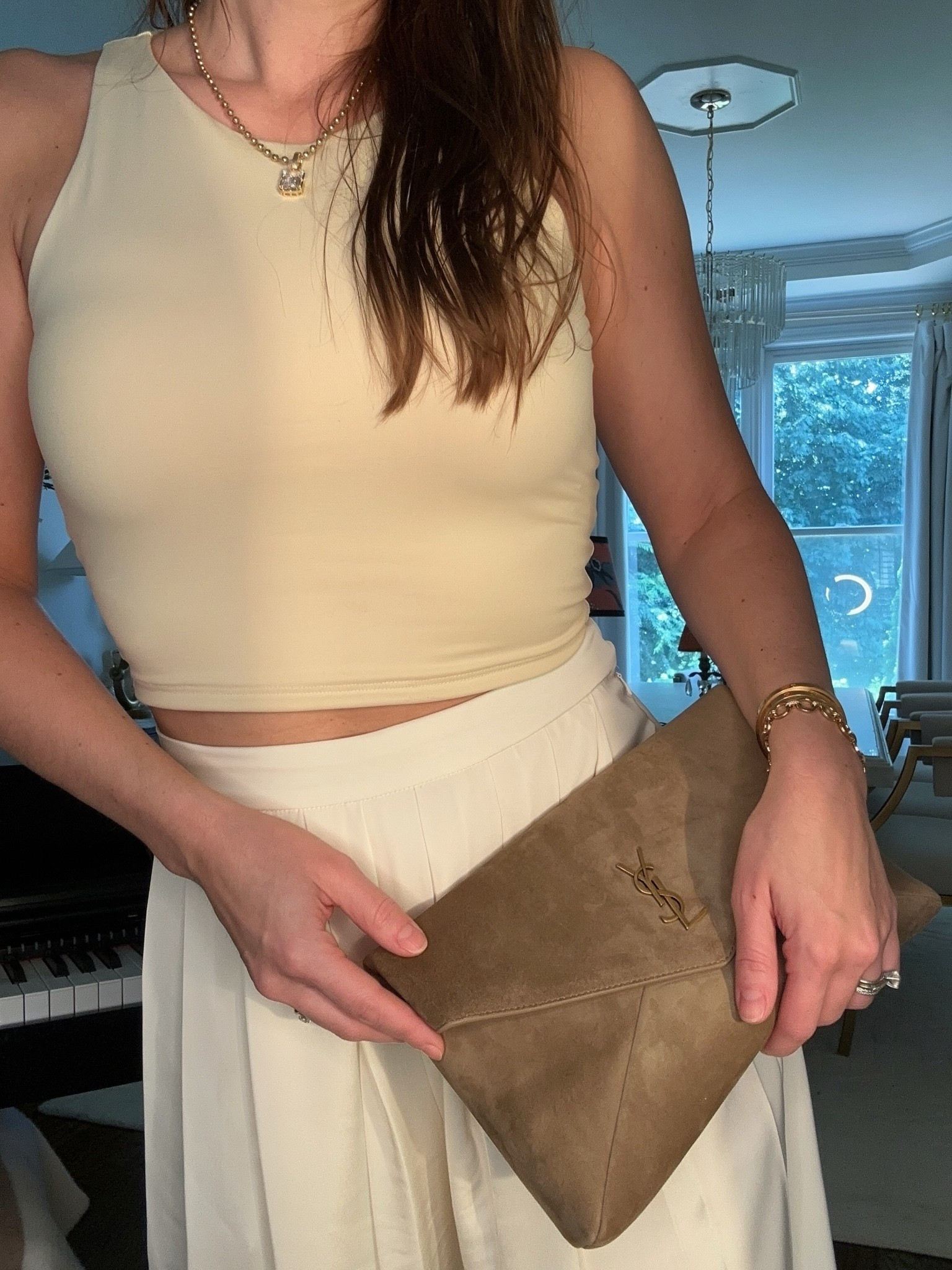 The perfect clutch 😍 
Top small
Pants medium

#LTKootd