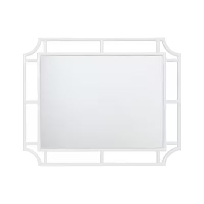 allen + roth 24-in W x 30-in H Glossy White Polished Wall Mirror | Lowe's