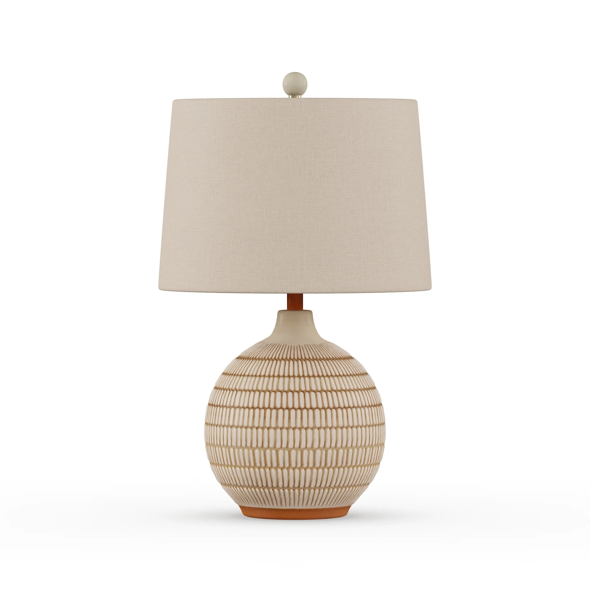 MoDRN Natural Boho Ceramic Table Lamp - Walmart.com | Walmart (US)