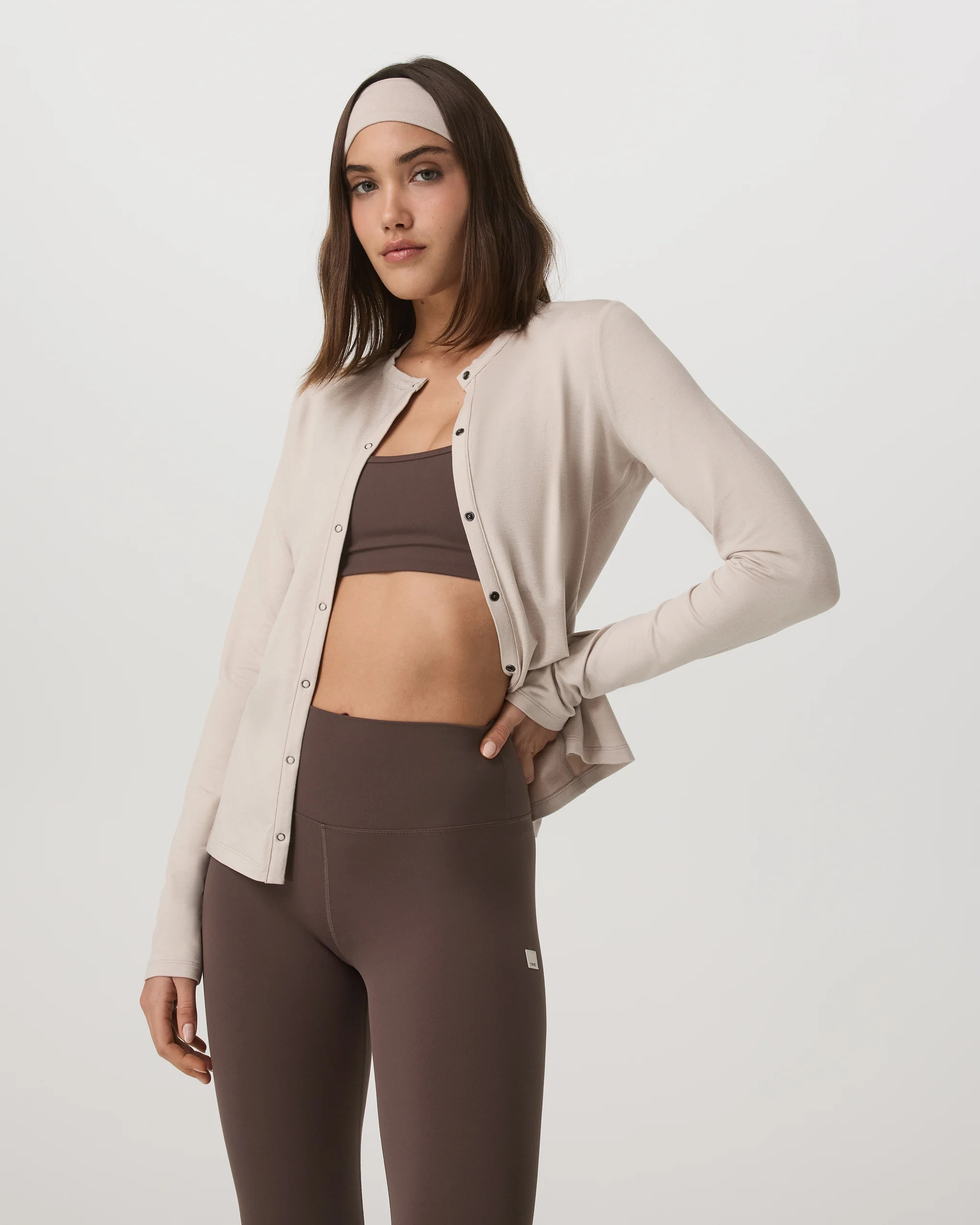 Long Sleeve Halo Snap Cardigan | Vuori Clothing (US & Canada)