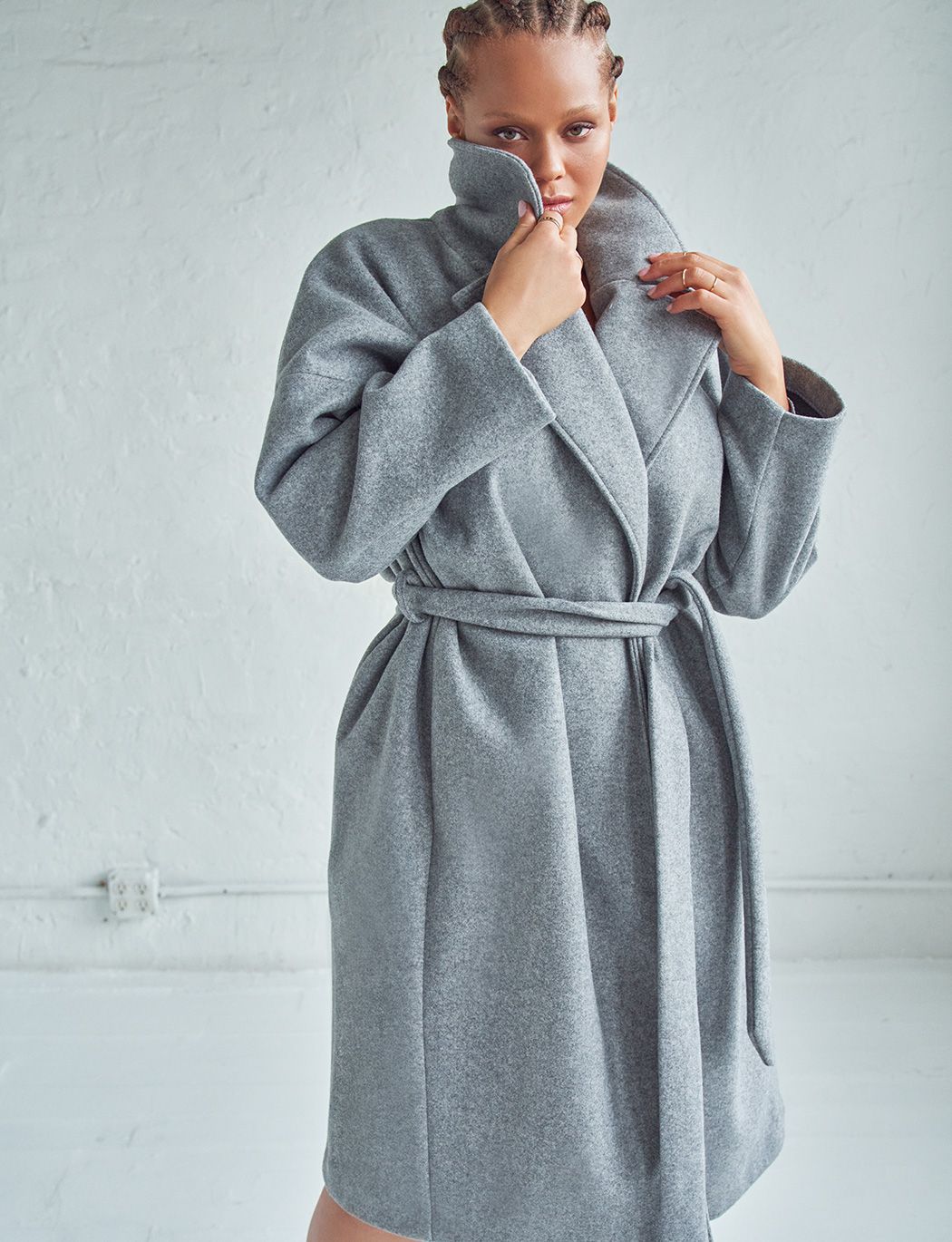 Relaxed Robe Coat | Eloquii