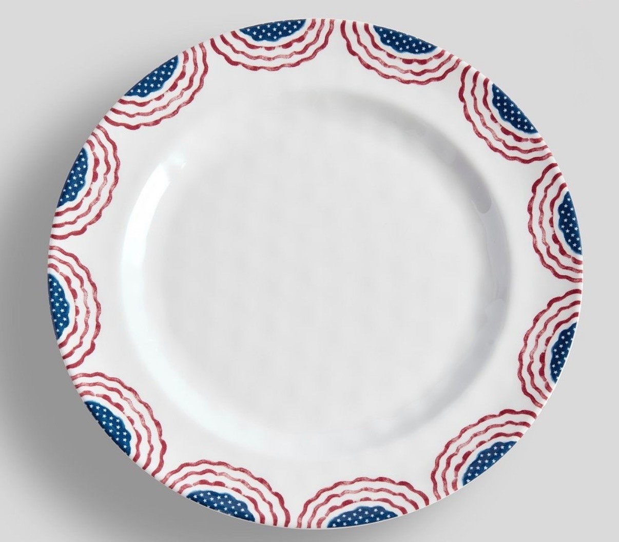 Fourth of July - melamine dinner plates, perfect for summer dinners on the patio. I love the bunting design.



#july4th #fourthofjuly #hosting #party #summerparty #potterybarn #americana #redwhiteandblue @Pottery Barn

#LTKSeasonal #LTKHome