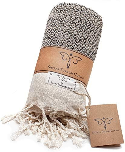 Smyrna Original Turkish Throw Blanket | 100% Cotton, 50 x 60 Inches | Vintage Decorative Boho Throw  | Amazon (US)