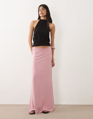 ASOS DESIGN skirt in pink - part of a set | ASOS (Global)