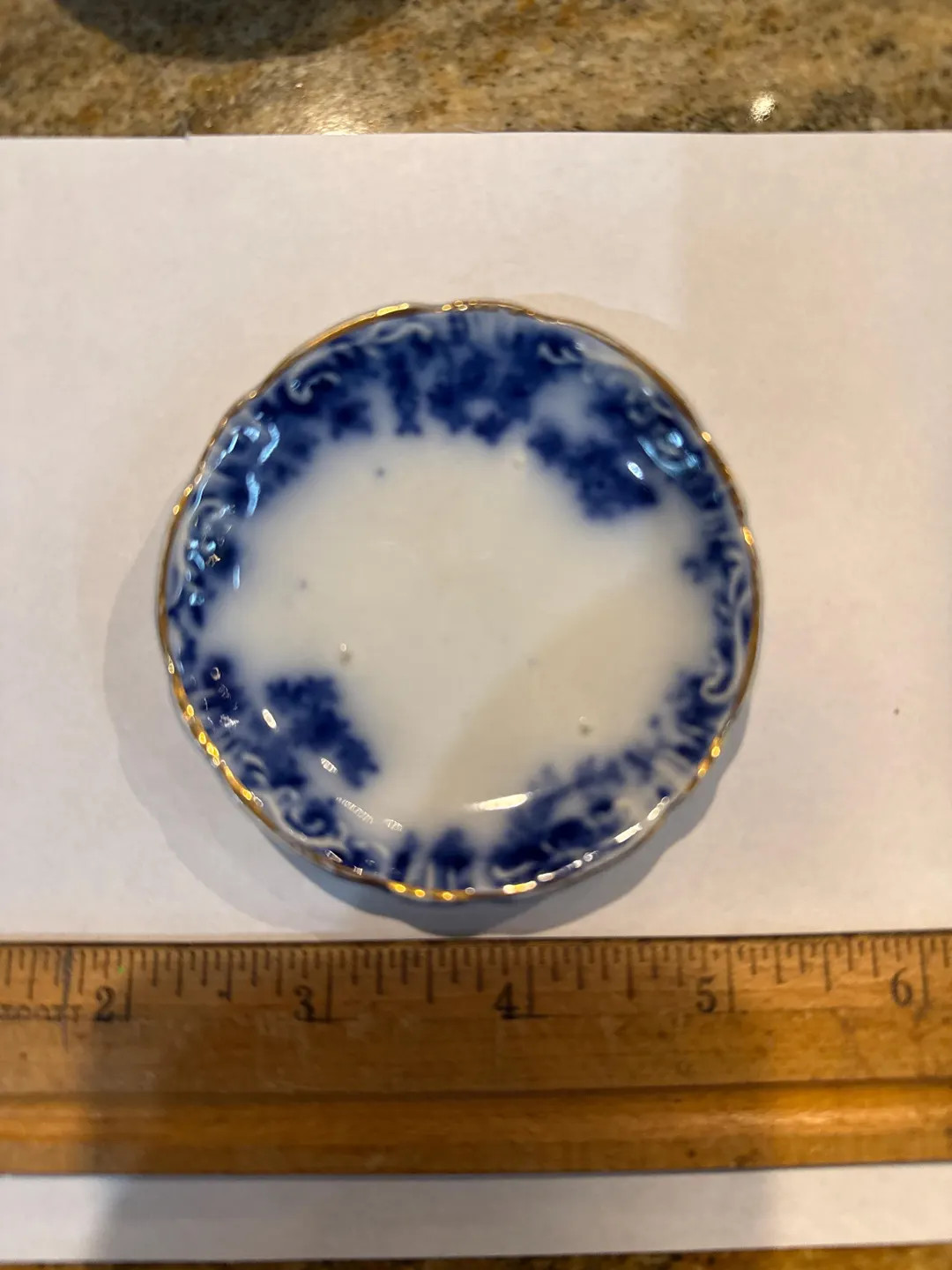 Flow Blue Butter Pat Olympia Vintage Gorgeous 2 Available | Etsy (US)