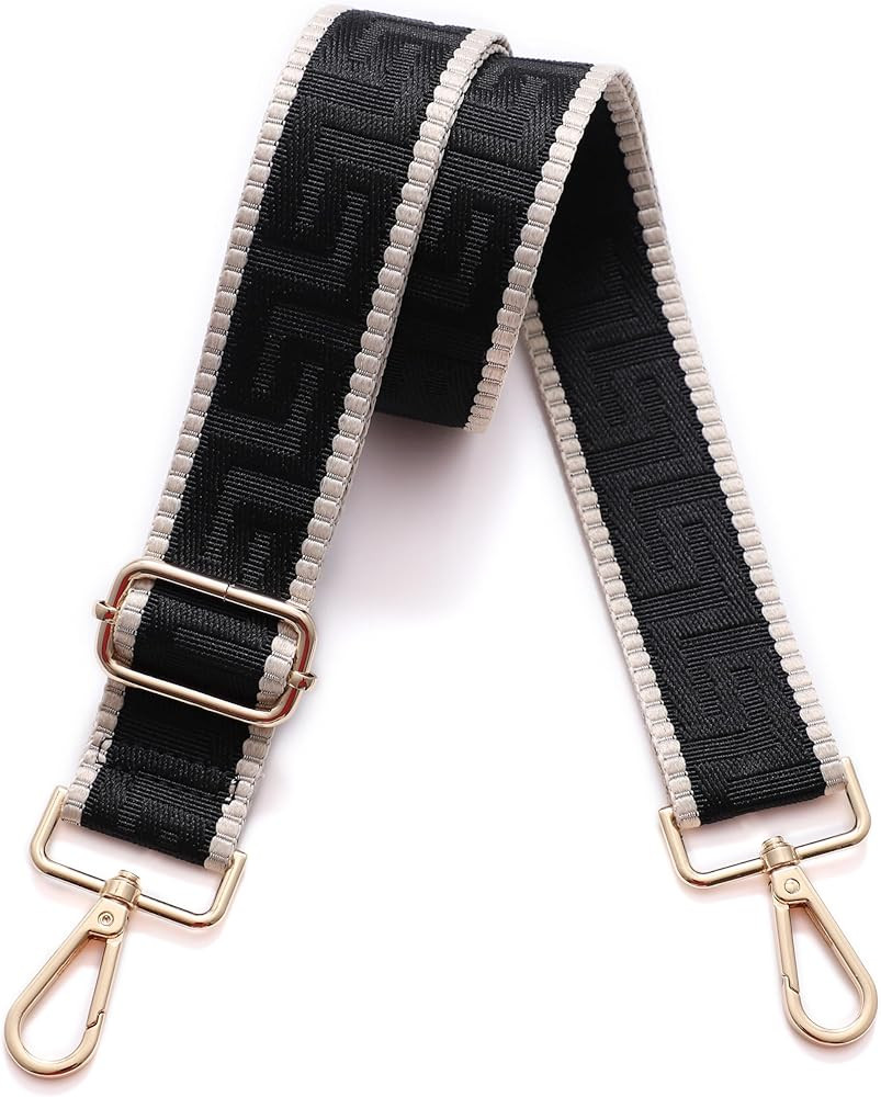 S-Jacorry Purse Strap Replacement Crossbody Wide Shoulder Strap Adjustable Canvas Straps Handbag ... | Amazon (US)