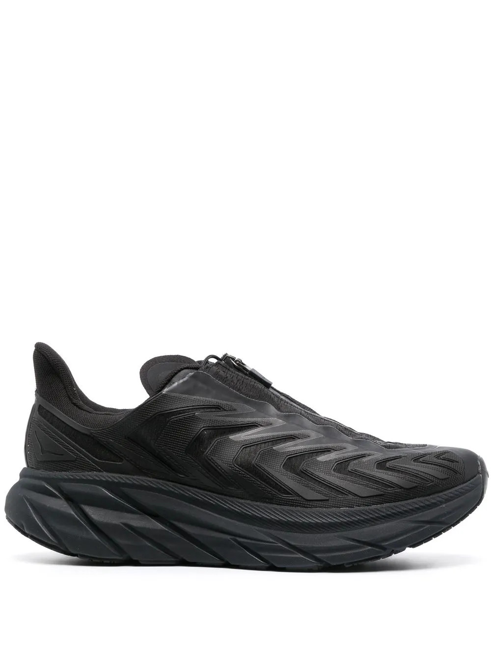 HOKA Project Clifton zip-up Sneakers - Farfetch | Farfetch Global