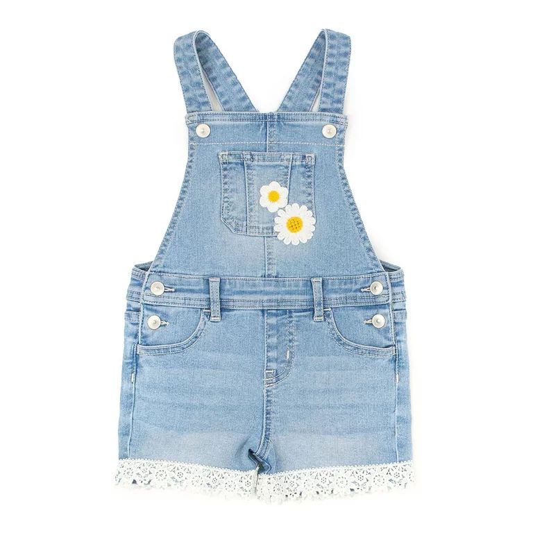 Wonder Nation Baby and Toddler Girl Daisy Shortall, 12 Months-5T | Walmart (US)