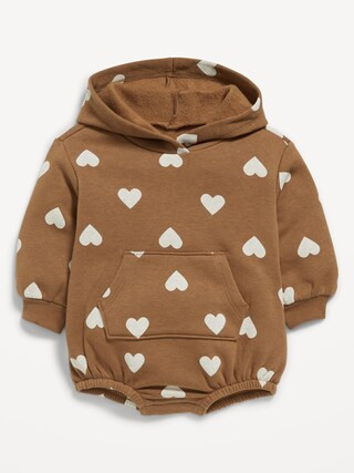 Unisex Printed Long-Sleeve Hooded One-Piece Romper for Baby | Old Navy (CA)