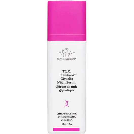 Drunk Elephant Serum T.L.C. Framboos™ Glycolic Night Feuchtigkeitsserum Damen 30 ml | Parfumdreams EU