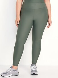 High-Waisted PowerSoft Ribbed Leggings | Old Navy (US)