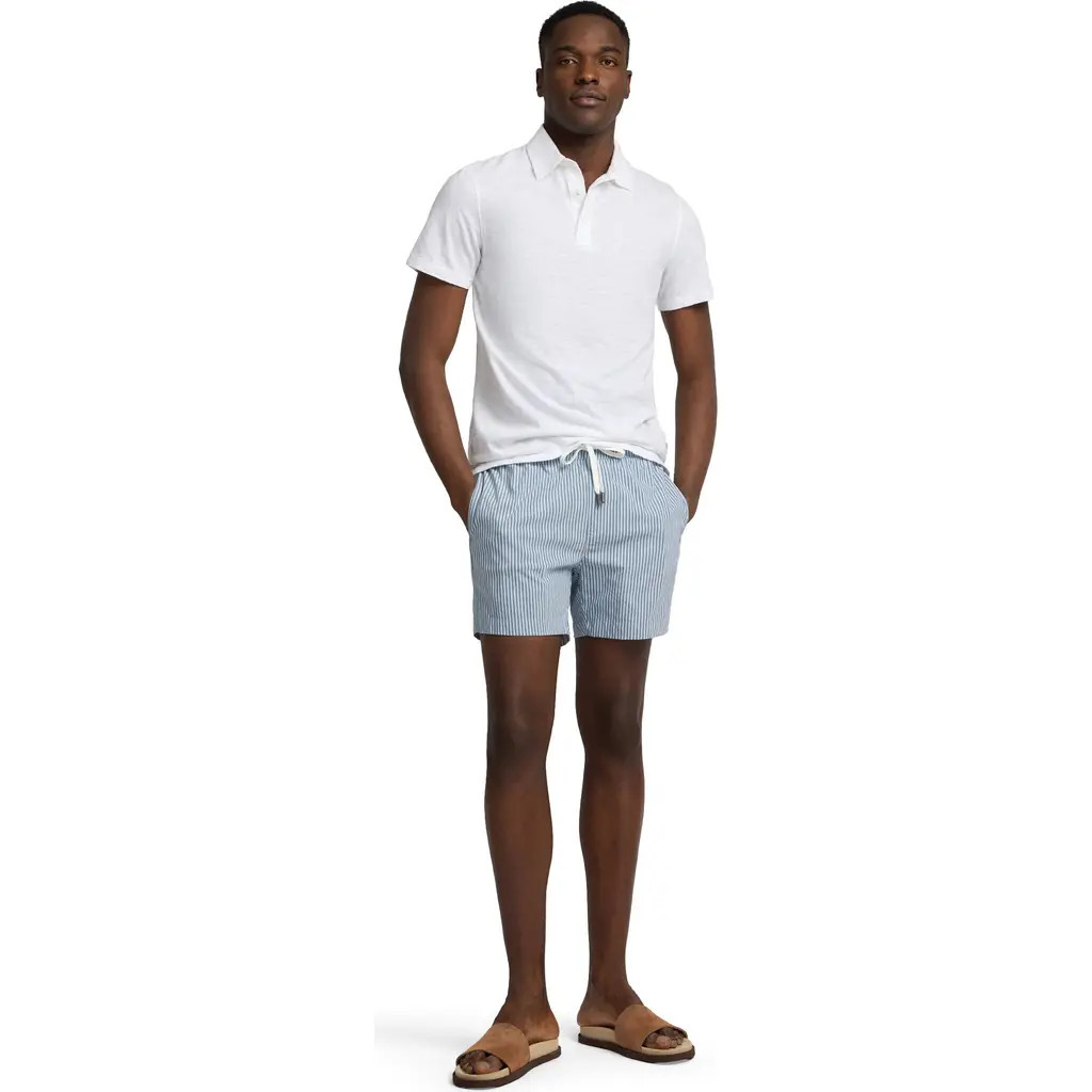 Onia Classic Charles 5" Swim Trunk in Blue at Nordstrom, Size Small | Nordstrom