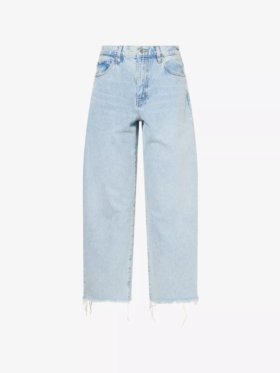 The Bubble Crop Cotton Denim Jeans | Selfridges