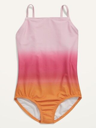 Patterned One-Piece Swimsuit for Girls | Old Navy (US)