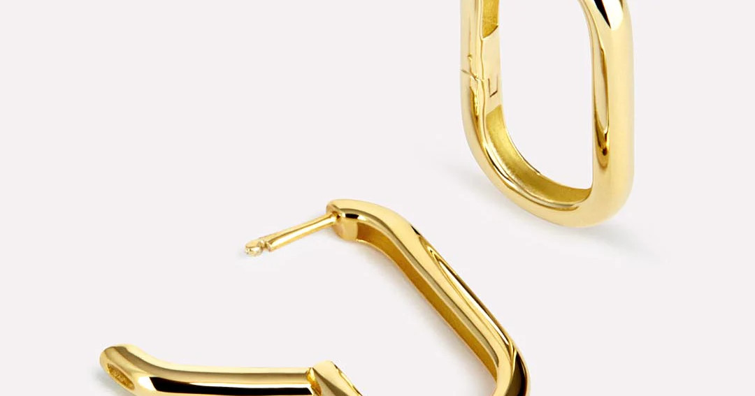 Gold Hoop Earrings - Rox Medium | Ana Luisa