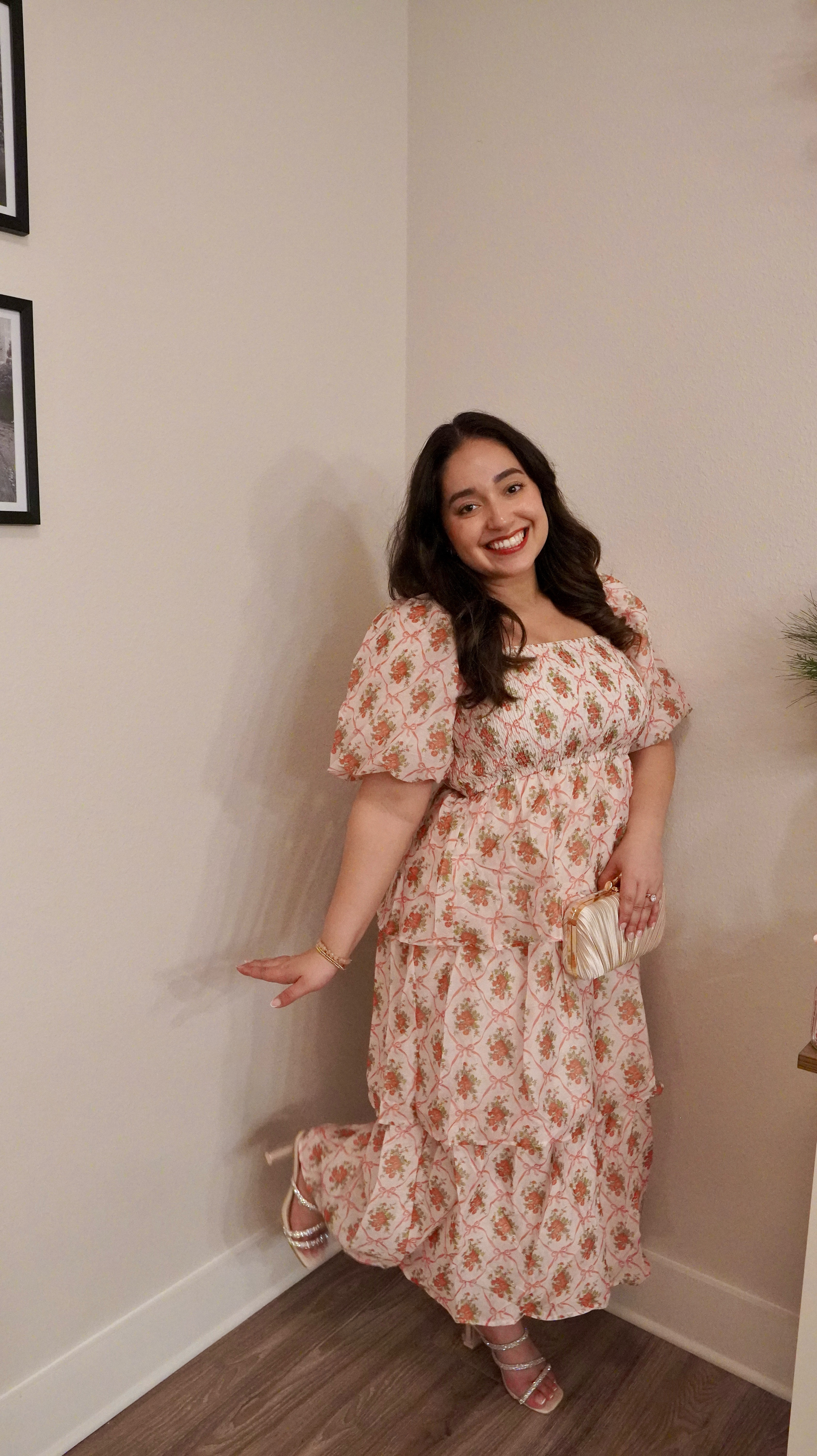 Here’s the second part of my boutique order! This dress? Obsessed as well 🥰🥹. The layers, the print, the puffy sleeves—it’s giving princess, and I might just wear it for my birthday! ✨🤭 For shoes and the purse, check my LTK. And if you’re looking for dresses like this, go to @modestlylinda 
.
.
.
#instagramboutique #liveshopping #modestdress #valentinesday #valentinesdaydress #outfitinspiration #pinkdress #outfitinspo

#LTKPetite #LTKSeasonal #LTKStyleTip