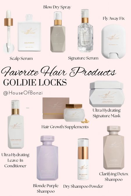 Goldie Locks hair care products are truly unmatched. I have so much new growth from using their serum and the supplements. Everything is amazing, use code HOUSEOFBONZI to save $$$

#LTKsalealert #LTKover40 #LTKbeauty
