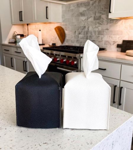 Luxe for less faux leather tissue box covers from Amazon! 

#LTKFindsUnder50 #LTKHome #LTKSaleAlert