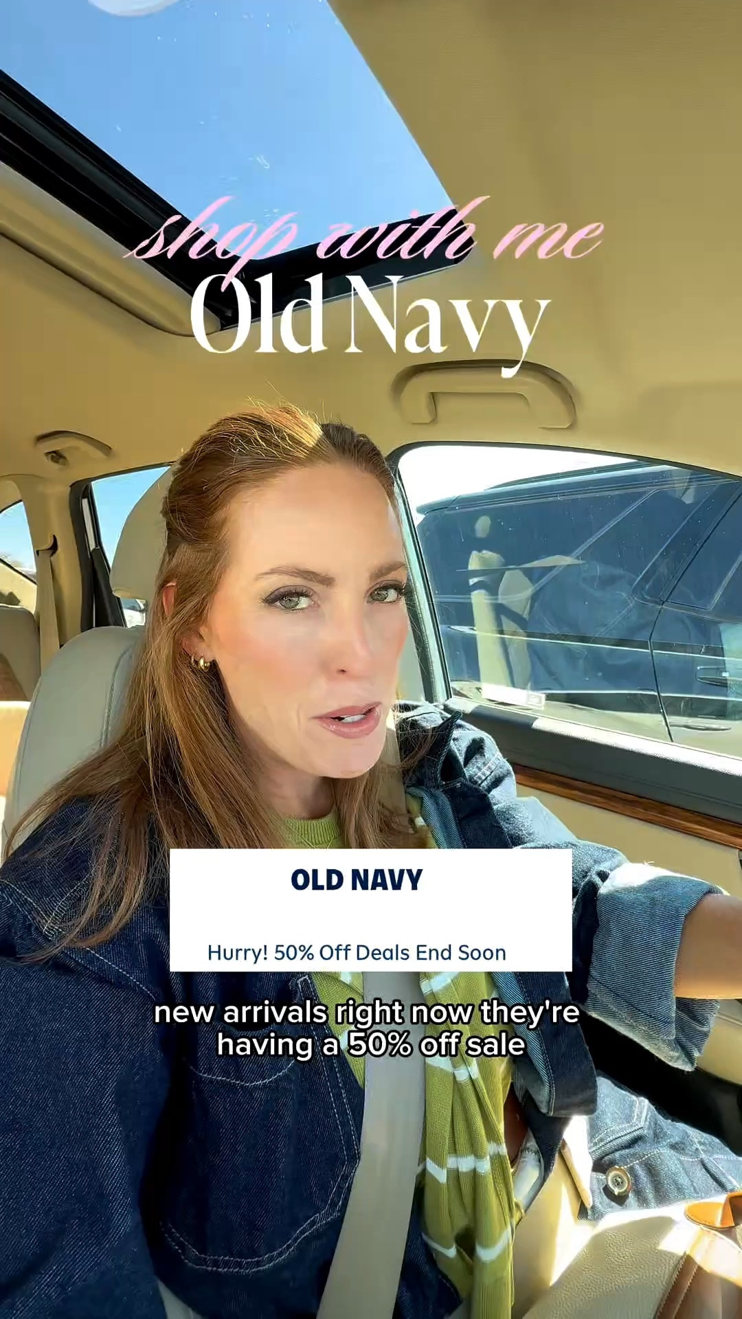 50% off everything at Old navy!!!! 

#oldnavysale #oldnavy 