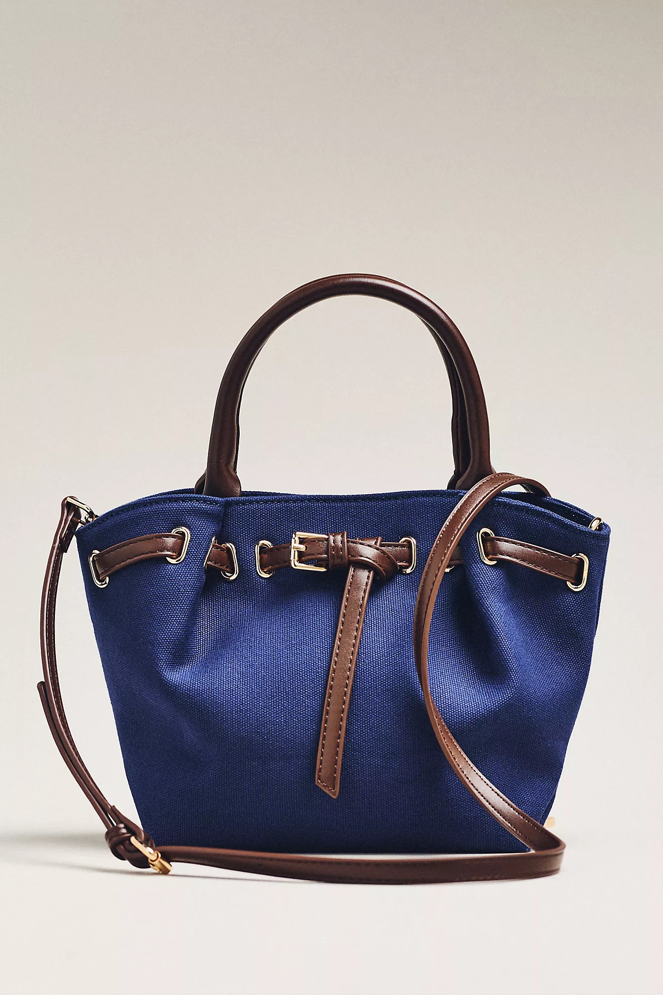 Mini Canvas Cinched Buckle Tote | Anthropologie (US)