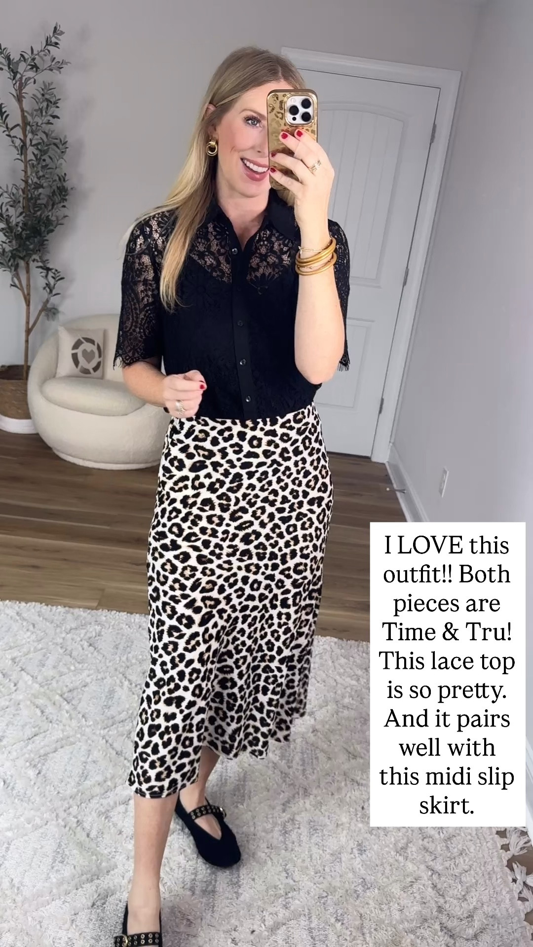 Walmart try on, lace top, leopard midi skirt 

Small in both 

#LTKFindsUnder50 #LTKWorkwear #LTKStyleTip